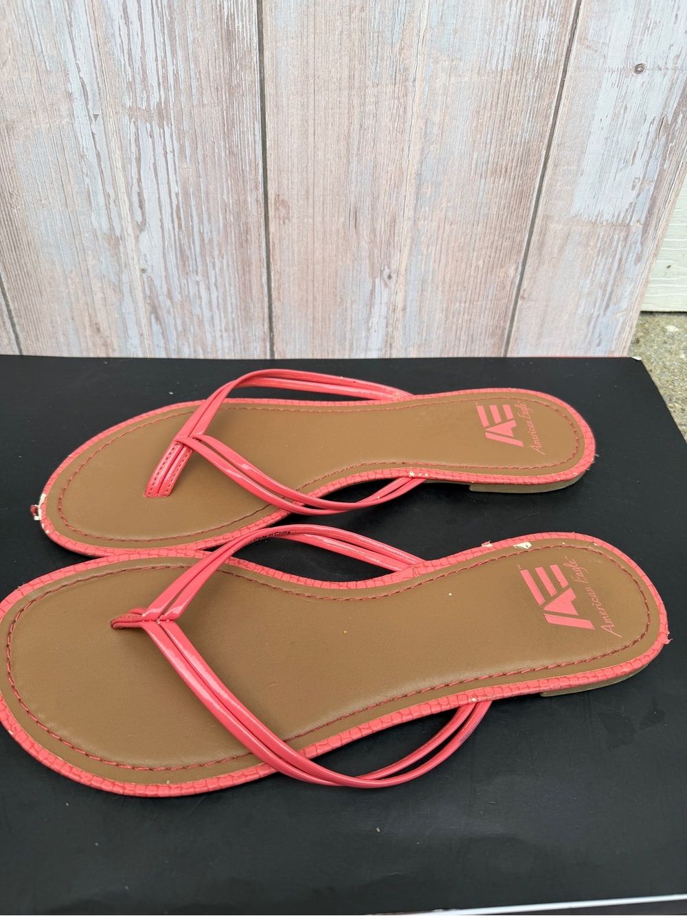 American Eagle Outfitters Coral Flip Flop Sandals